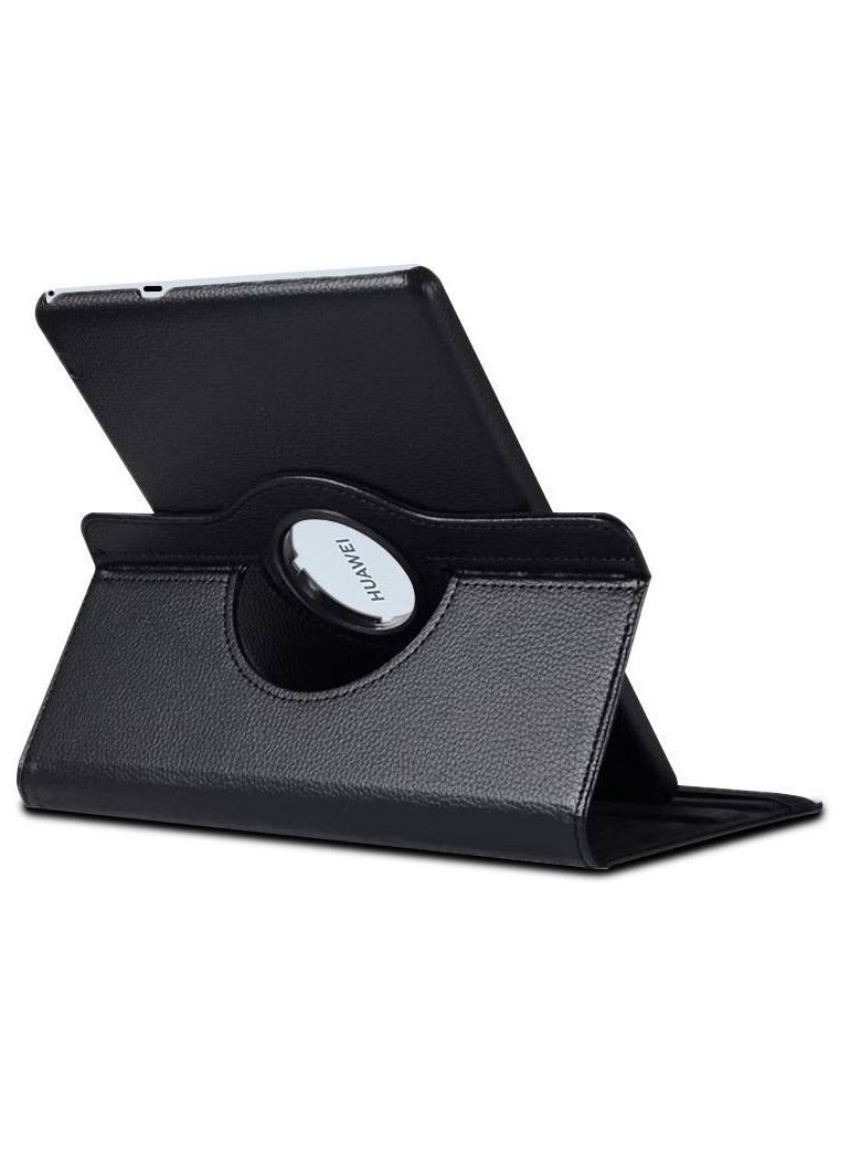 هواوي MatePad T10S أسود 360 درجة دوران الغطاء الواقي - Image 1