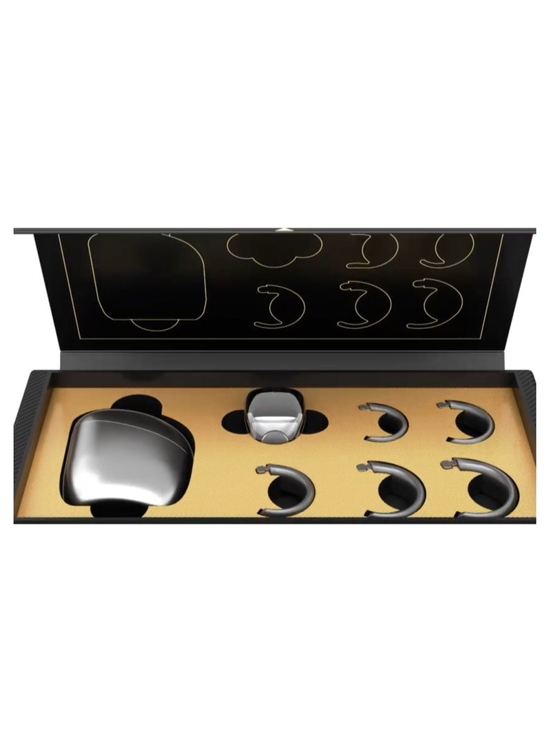 ويسلاميك خاتم iTasbih RELATION Premium Zikr الذكي مع حافظة شحن، خاتم عداد رقمي بلوتوث مع التحكم في التطبيق، 5 أحجام قابلة للتعديل (16-24 مم)، شاشة OLED مقاومة للماء، تذكير بالصلاة للمسلمين، أفضل هدية لكل المناسبات العيد، الحج، الزواج، عيد الميلاد وما إلى ذلك - Image 5