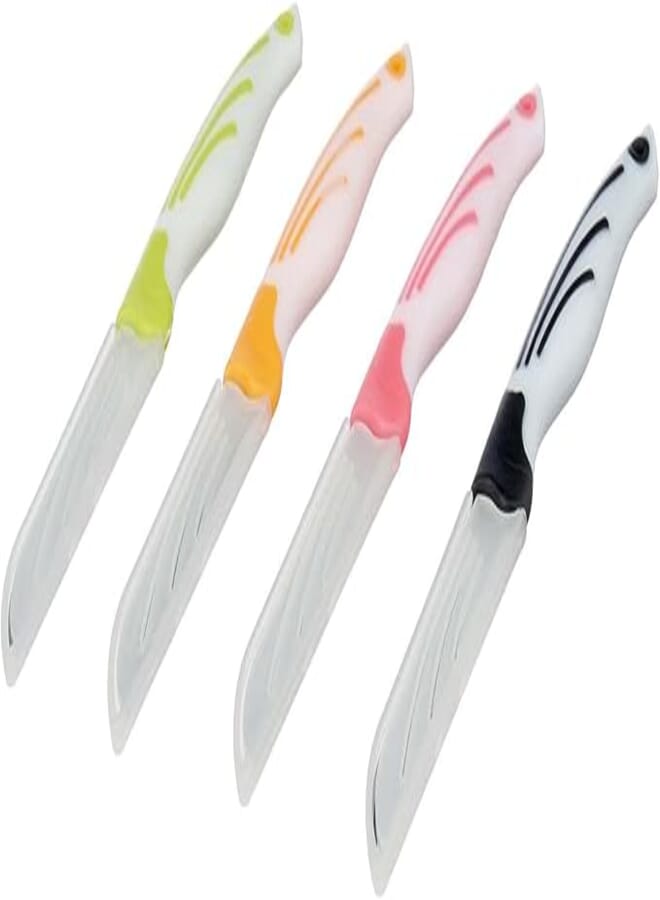 Spaceshoop Image group m121 stainless steel fruit knife, 4 pieces - multi color