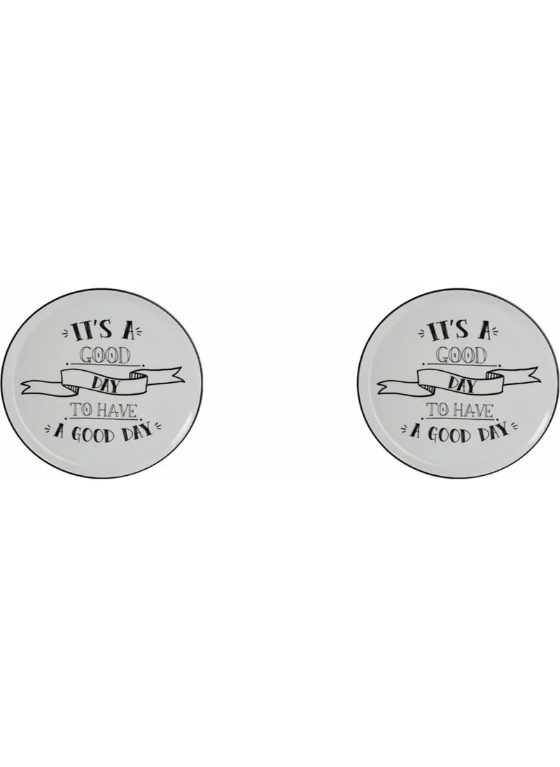 Porland Be Happy Flat Plate 20cm 2-Piece 04AP020381