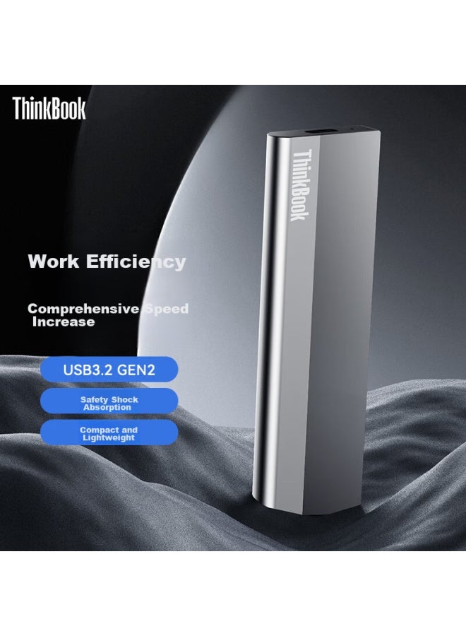 Thinkpad Lenovo Thinkbook Portable Ssd, 1tb, Read Speed 1000mb/s, Compatible With Computers And Phones, Usb3.2 Type-c Dual Interface, Portable Pssd, Su710 - Image 3