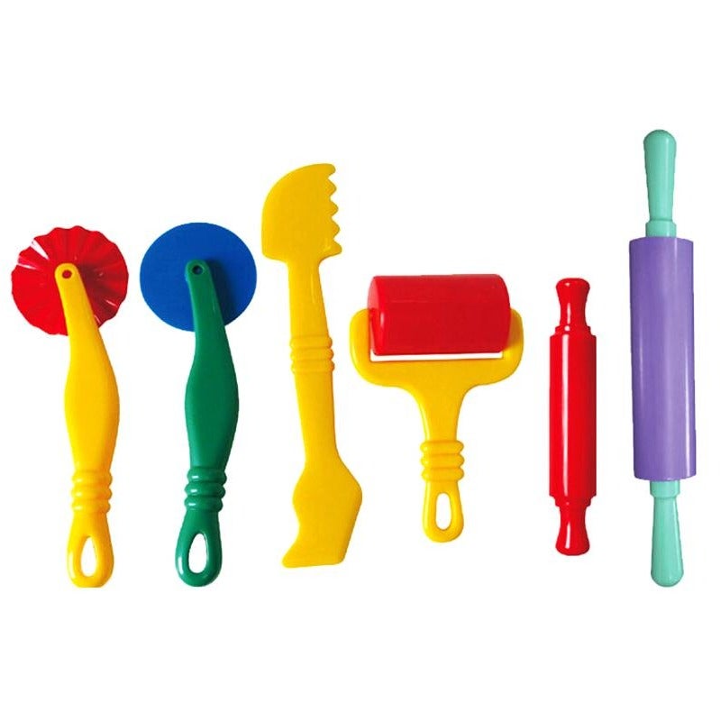 Jades Kids Multi-Color Plastic  Modeling Clay & Dough Tool Kit (Assorted Set) - Image 2