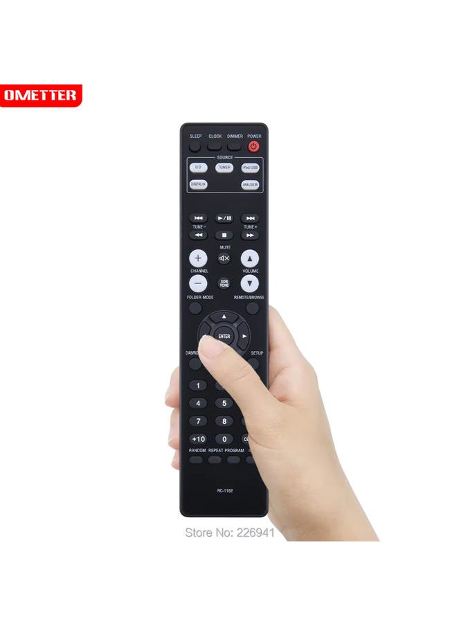 OMETTER - Replace Remote RC-1162 for Denon CD Receiver RCDM39 RCDM39DAB RCD-M39DAB RCD-M39 - Image 1