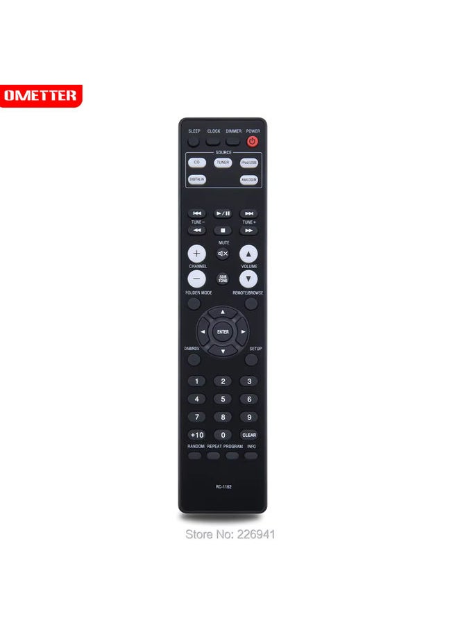 OMETTER - Replace Remote RC-1162 for Denon CD Receiver RCDM39 RCDM39DAB RCD-M39DAB RCD-M39 - Image 1