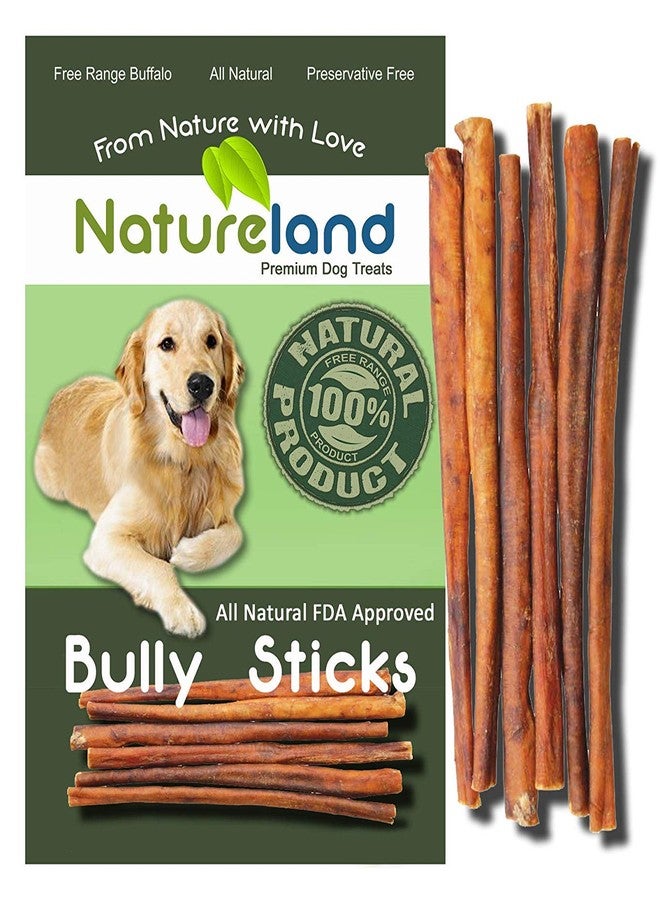 Natureland 12" Bully Sticks Standard Thickness (12" Standard Thickness - 10 Pack) - Image 1