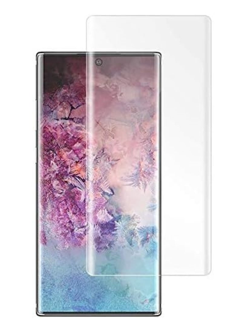 BESTSUIT Galaxy S20 Plus Tempered Glass Nano Optics Curved Liquid Full Glue Screen Protector 6.3 Inches / Scratch Resistant / Glossy Finish - Clear  - Image 1