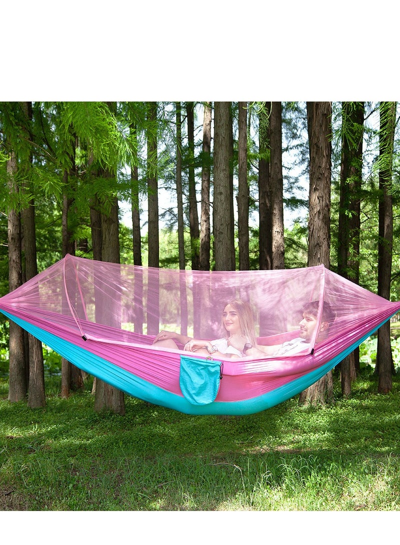 إسكدنيا في الهواء الطلق أرجوحة قماش حديقة المحمولة الوردي - Image 2