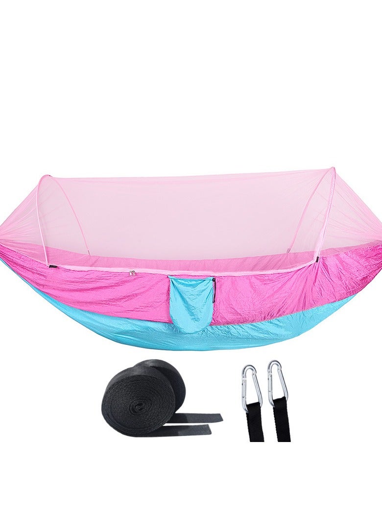 إسكدنيا في الهواء الطلق أرجوحة قماش حديقة المحمولة الوردي - Image 3