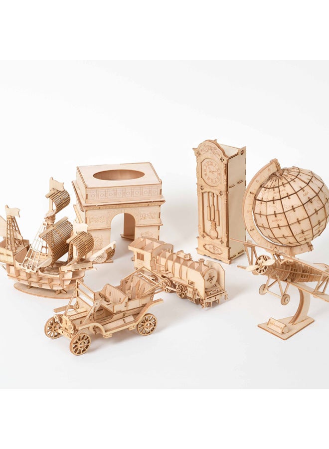 Creative 3d Jigsaw Puzzle Educational Assembly Toys Parent-child Building Blocks Adult Gifts Wooden Puzzles-Color:620730 Three-dimensional Paper Model-Rabbit (24 Pieces) - Image 3