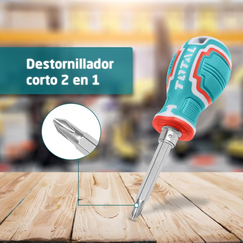 TOTAL 2 In 1 Screwdriver Set THT250216 - Image 2