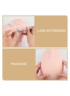 IOLITE Lash Mannequin Head, Practice Training Head,for Make Up and Lash Extention,Cosmetology Doll Face Head,Soft-Touch Rubber Practice Head,Easy to Clean by Skincare Essential Oil Making Display Styling  - Image 5