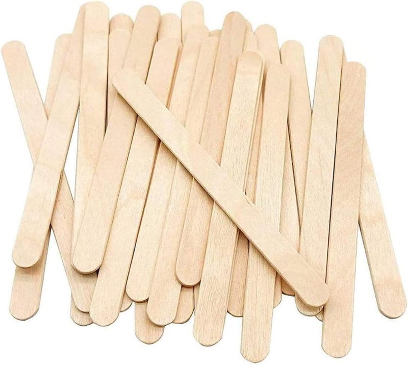 KRAFTELLA Ice Cream Sticks for Crafts and Projects Natural Wood Wax Sticks for Popsicle Crafts Kids Crafting Wooden Sticks 1000