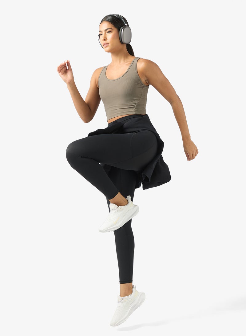 ANTA Tight Workout Training Commute Tank Grey - Image 4