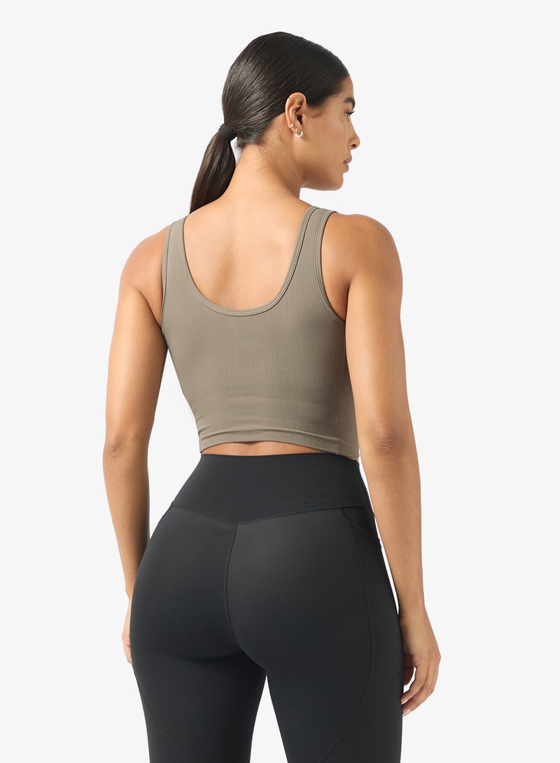 ANTA Tight Workout Training Commute Tank Grey - Image 2