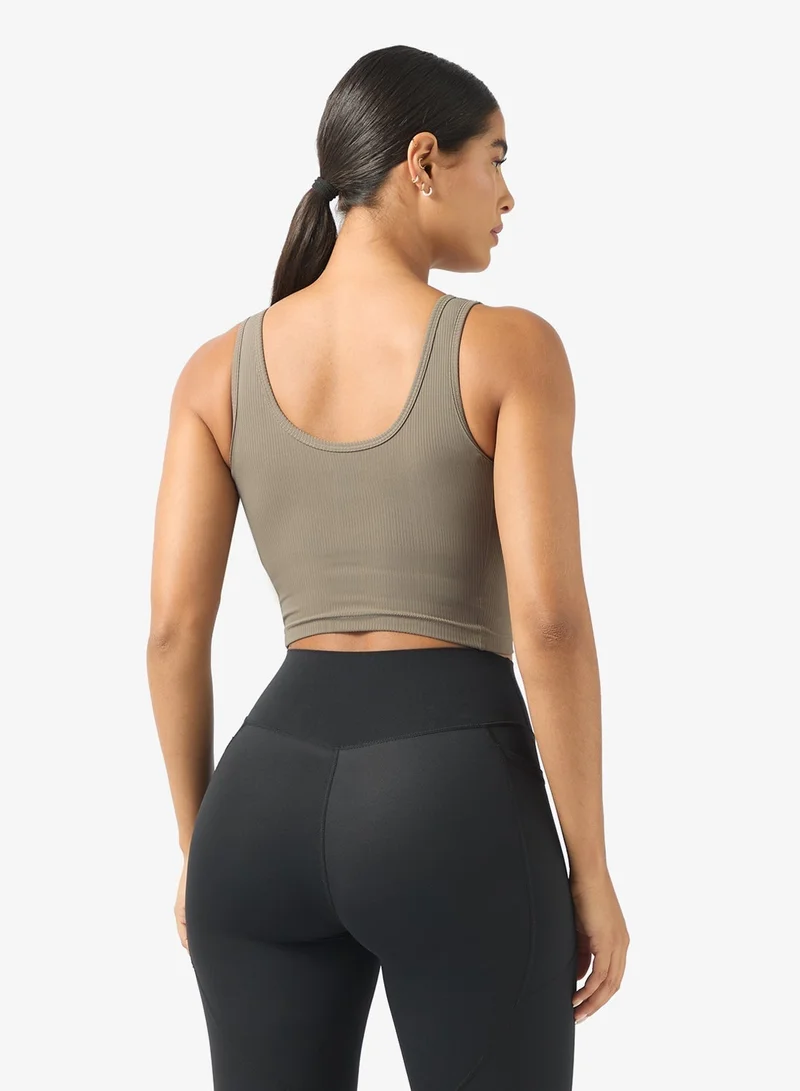 ANTA Tight Workout Training Commute Tank Grey