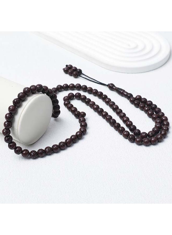 NIBEMINENT 99 Muslim Prayer Beads Black/8mm