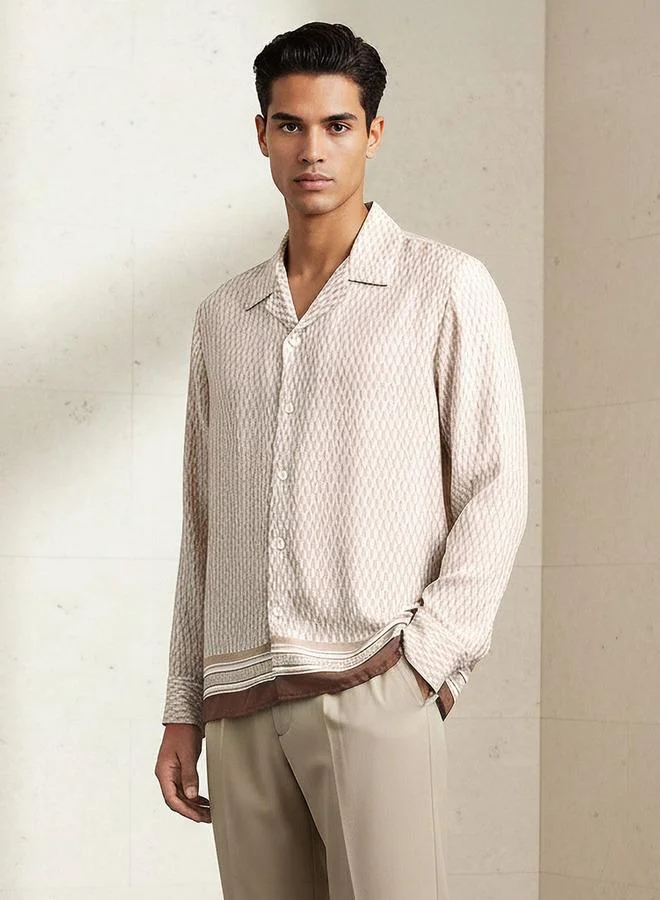 إمبيرور EMP BORDER PRINT SHIRT