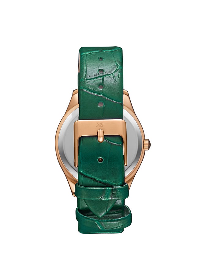 KENNETH SCOTT - Kenneth Scott Women's White Dial Analog Watch - K23534-RLHW - Image 1