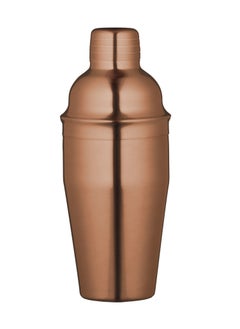 Barcraft Bar Craft Kitchencraft Barcraft Copper Finish Stainless Steel Cocktail Shaker, 504Ml, Gift Boxed  - Image 1