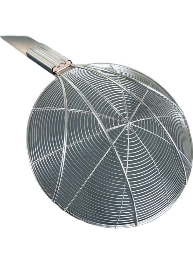 Yata Stainless Steel Strainer, Fine Mesh Skimmer, Colander, Household Long-Handled Noodle Strainer, Large Commercial 28Cm - Image 1