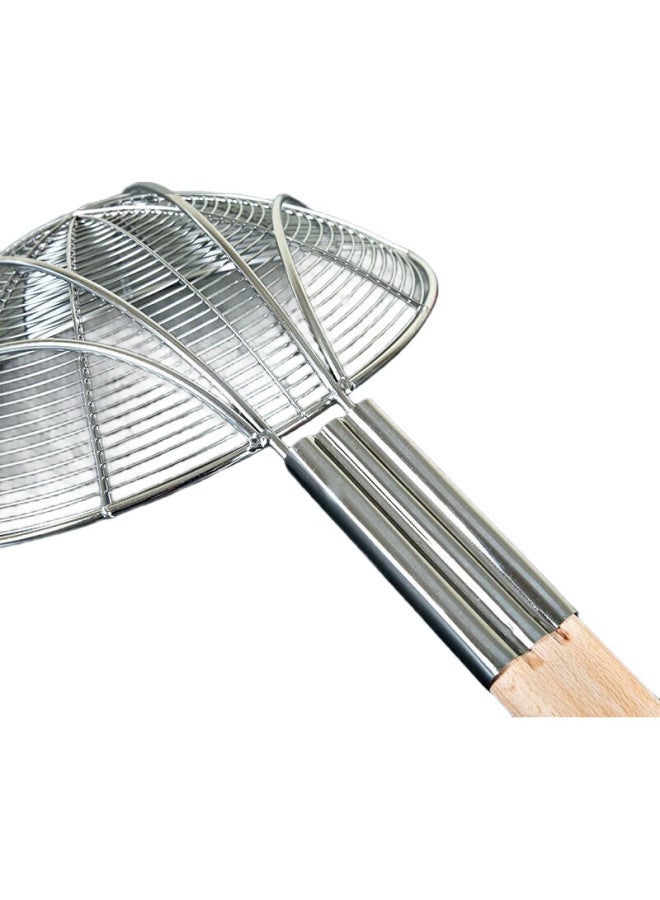 Yata Stainless Steel Strainer, Fine Mesh Skimmer, Colander, Household Long-Handled Noodle Strainer, Large Commercial 28Cm - Image 2