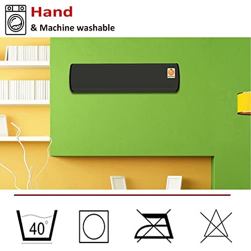 KANUSHI Plastic Industries 100% Waterproof Split Ac Cover Set For Indoor And Outdoor Unit 1.5 To 2.0 Ton Capacity (Var-Ac-In-Out-Waterproof-Ocean-Green-01) - Image 3