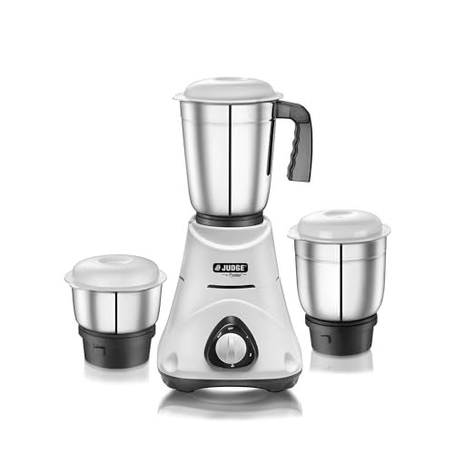 Judge by Prestige 500 Watts Comet Mixer Grinder with 3 Stainless Steel Jars| 3 Efficient Stainless Steel Blades| Overload Protector| 2 Years Warranty - Image 1