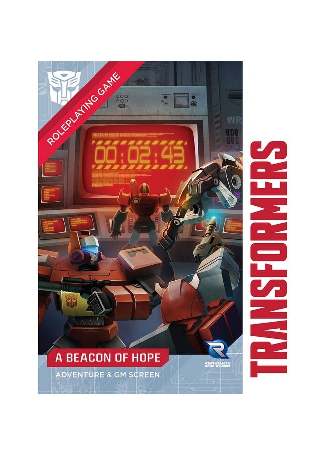 Renegade Game Studios - Transformers Roleplaying Game Beacon Of Hope Adventure & Gm Screen Expansion Adventure For 1St 2Nd Level Players Includes 36 Page Rpg Booklet & Game Master Screen Tabletop Rpg Story & Accessory - Image 1