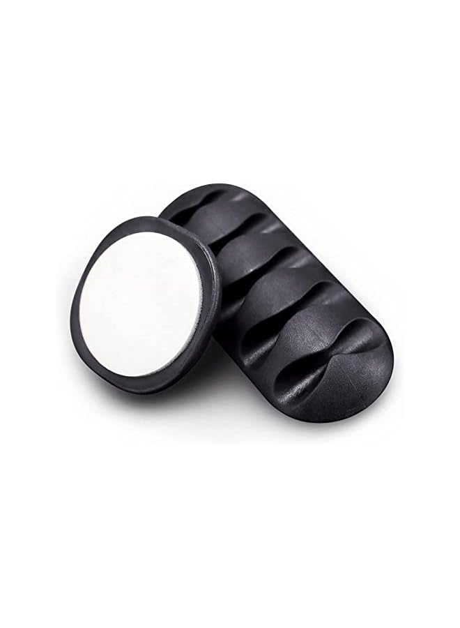 promass Cable Clips, Adhesive Cable Holder Clips, Ideal Cable Cords Management for Cable Wires Organizing, Home, Office, Car, Desk Nightstand - 10 Pack - Image 2