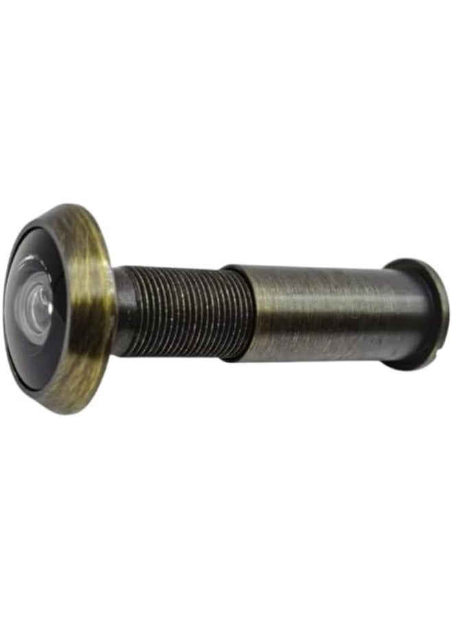 MySouqEg Store Wide-Angle Brass Door Viewer (Peephole) – 180° View – Fits Doors 25–42 mm Thick (Green oxide, 25-42) - Image 2