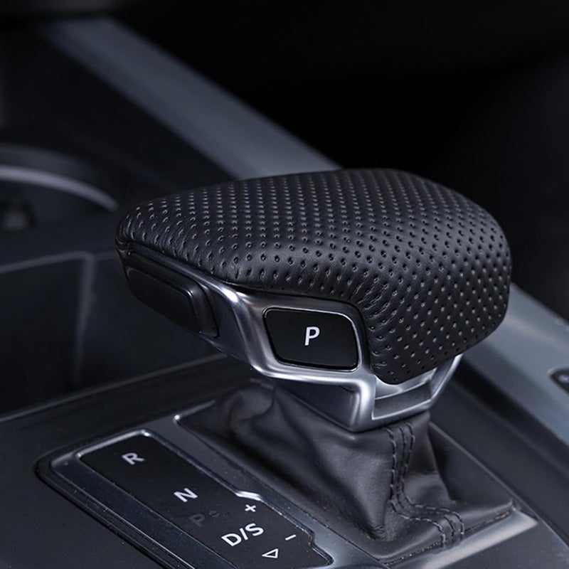 Premium Leather Gear Shifter Knob Cover 4M1713139F for Select Models 2016 to 2023 Left Hand Drive Only PU Leather Stick Shifter Knob - Image 2
