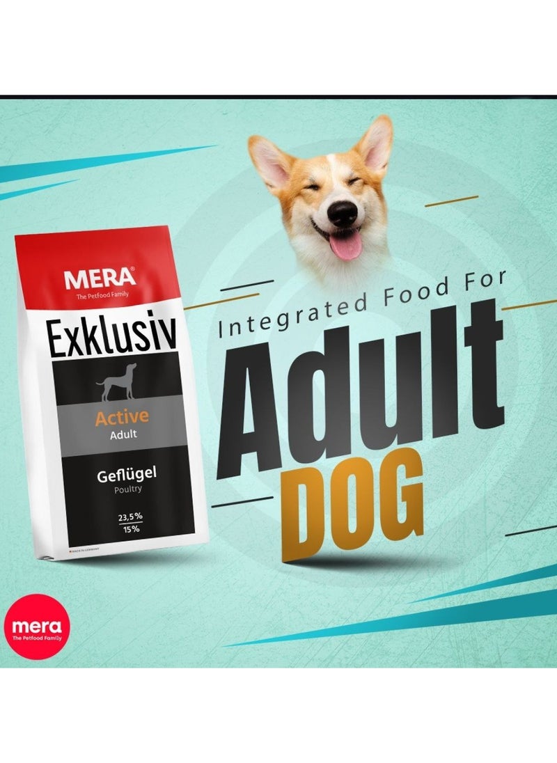 Mera Dog - Mera Exclusive High Energy Adult Dog Food - Complete Nutrition for Active and Sporty Dogs 15 kg - Image 1
