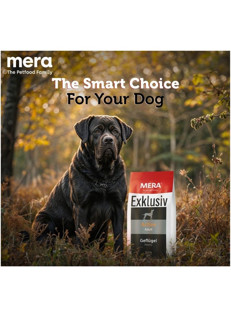 Mera Dog - Mera Exclusive High Energy Adult Dog Food - Complete Nutrition for Active and Sporty Dogs 15 kg - Image 1