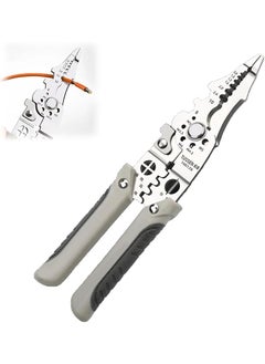 VELUZA VELUZA 9in1 MultiFunction Wire Stripper Tool Wire Cutting Crimping and Stripping Pliers with BuiltIn Screwdrivers Cable Cutter More Professional Tool for Home and Workshop  - Image 1