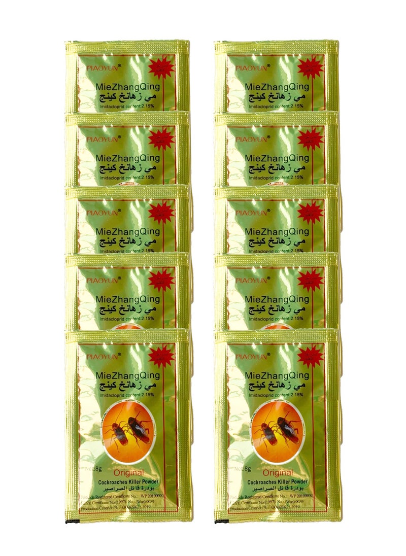 Miezhang Qing Cockroach Killer Powder 10 Pieces 8g  - Image 1