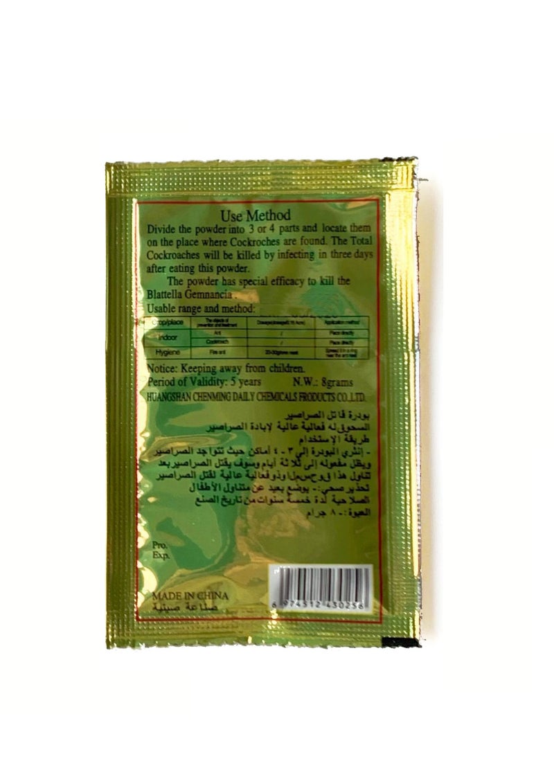 Miezhang Qing Cockroach Killer Powder 10 Pieces 8g  - Image 3