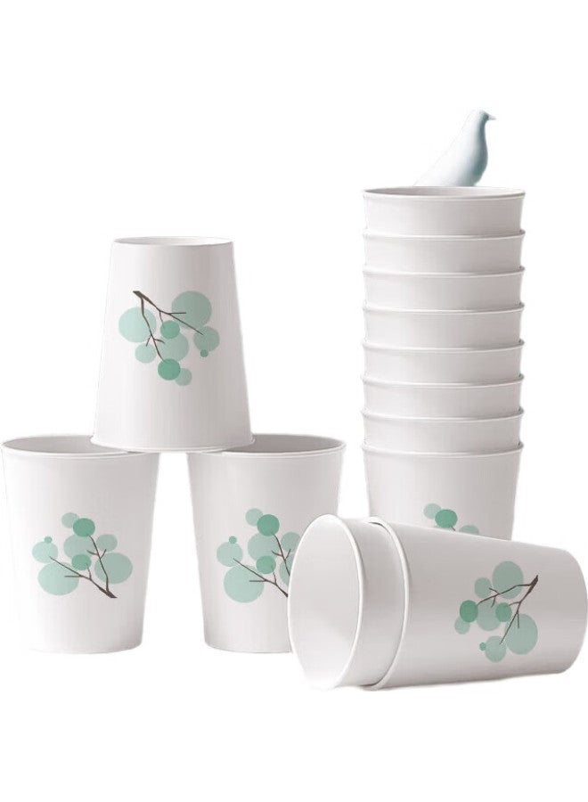 Star Square Xingfang Disposable Cups, Paper Cups, Tea Cups, Biodegradable Wine Glasses, Aviation Cups, Coffee And Water Cups, Milk Tea Cups, 100 Pieces - Image 2