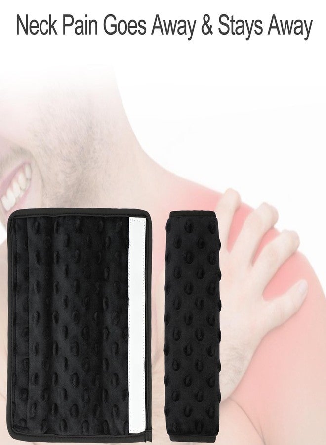 BNRendles Cushioned Arm Sling Padding for Neck Slim Sling Pad Neck Strap Cushion Comfort Shoulder Support Rotator Cuff Surgery Arm Immobilizer Brace Carry Padded Cover Pillow Wrist Hand Injury, Pack of 1 Black - Image 2