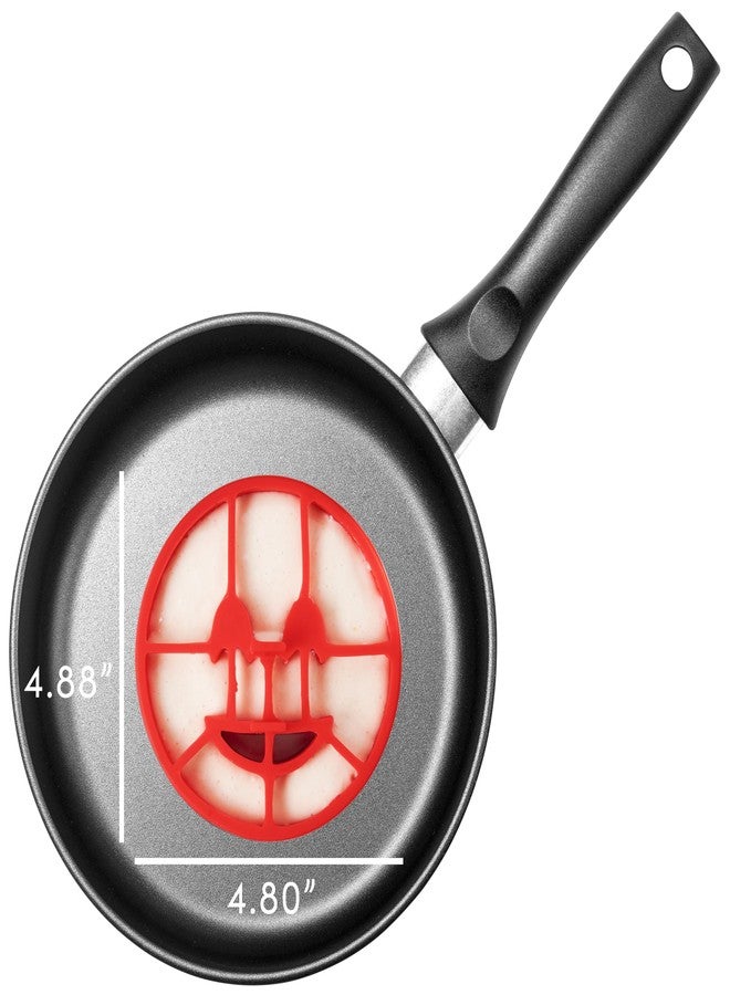 جود كوكنغ قوالب فطائر مرخصة رسميًا للأطفال والكبار - عبوة من 4 أشكال وجوه مبتسمة - قوالب سيليكون قابلة لإعادة الاستخدام لتزيين الفطائر - أضف لمسة مرحة إلى فطورك مع حلقات البيض - هدية مثالية لعيد الميلاد - Image 4