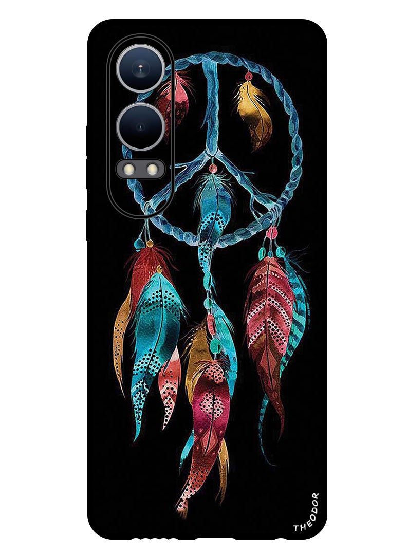 Theodor Protective Case Anti Scratch Shock Proof Bumper Cover For Oppo K12x (China) Wind Charm Blue - Image 1