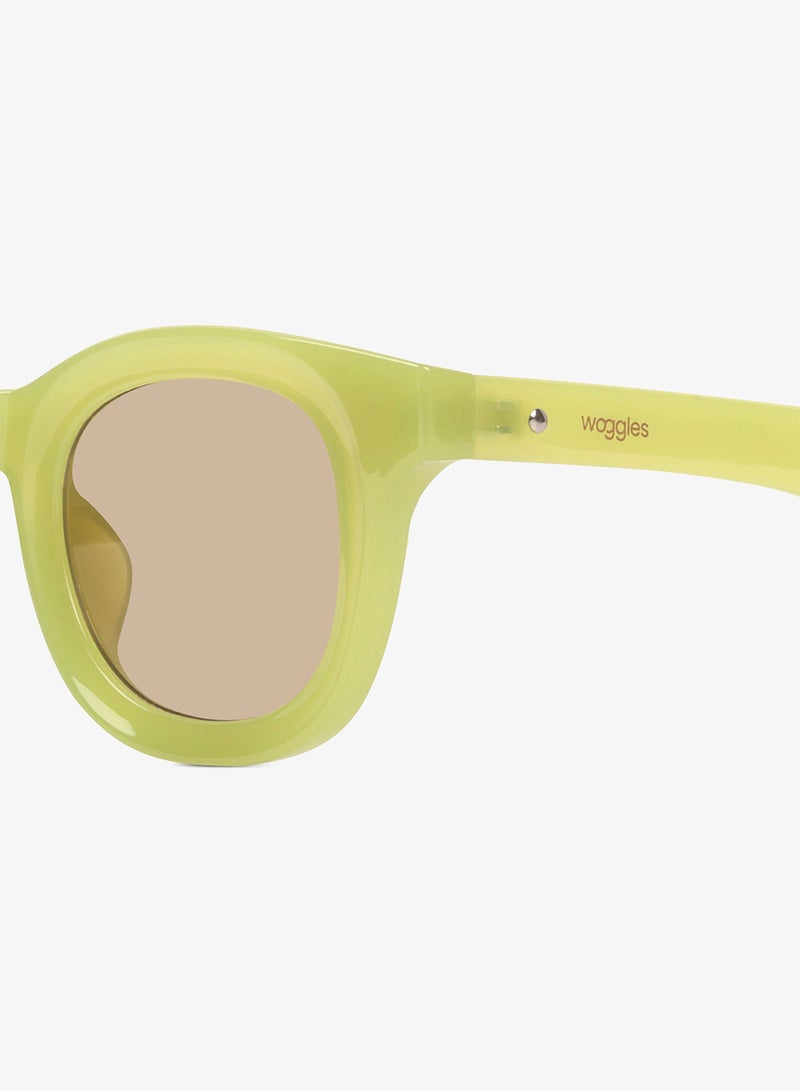 Woggles Designer Yellow Wayfarer Sunglasses| Men &Women| 100% Uv Protection - Image 3