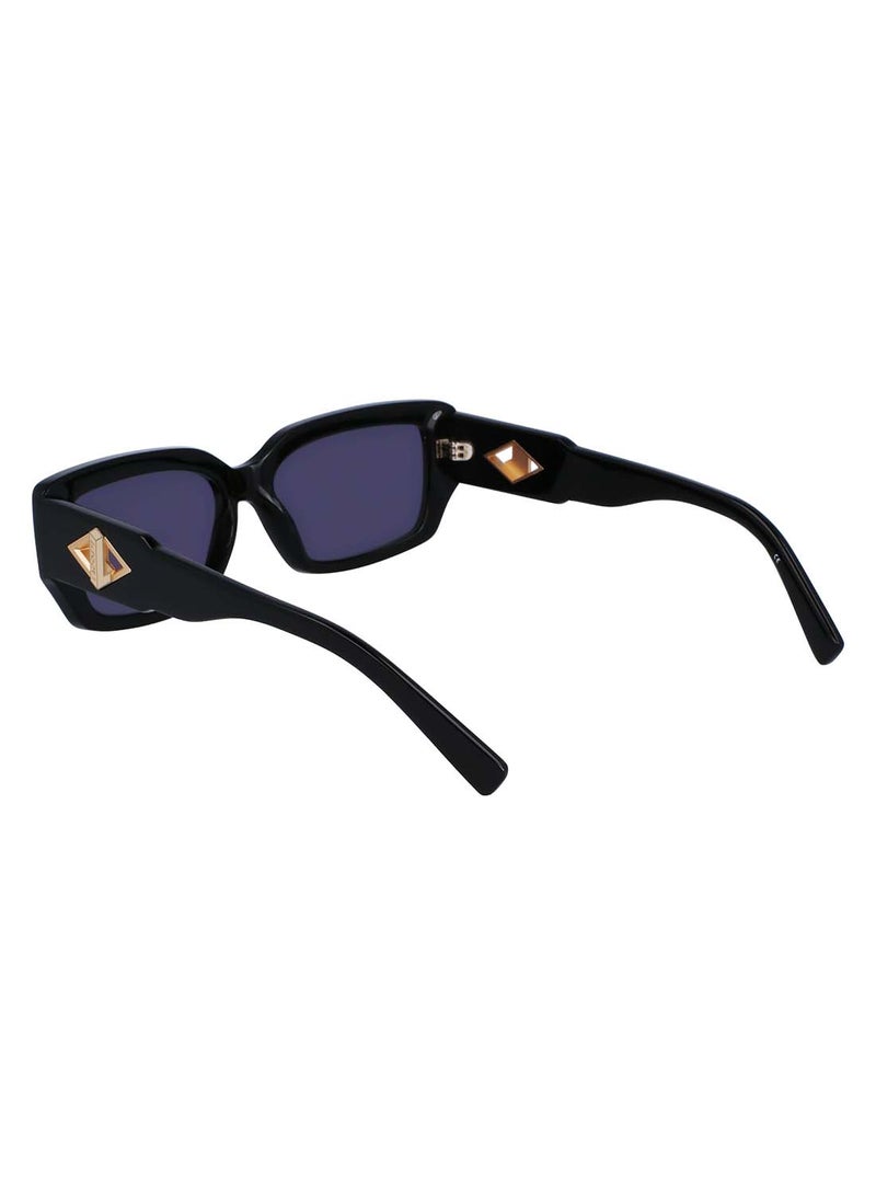 LACOSTE نظارة شمسية نسائية L6021S-001-5516 باللون الأسود - Image 5