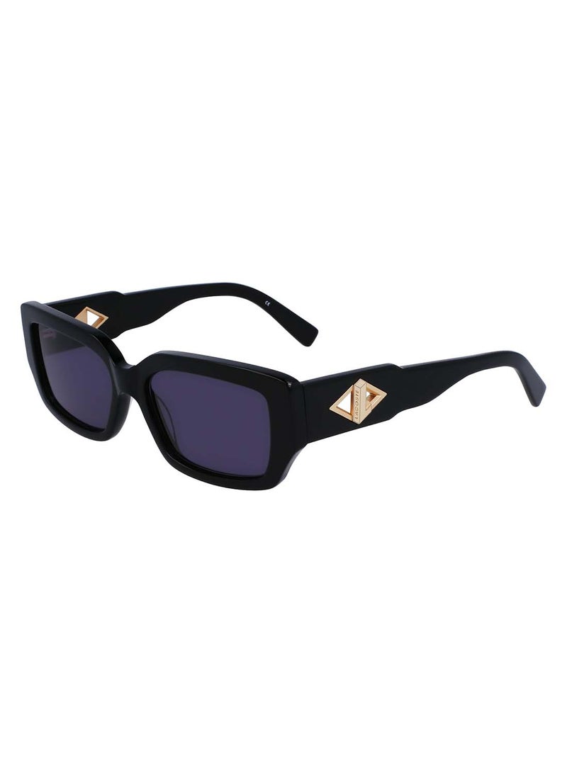LACOSTE نظارة شمسية نسائية L6021S-001-5516 باللون الأسود - Image 2