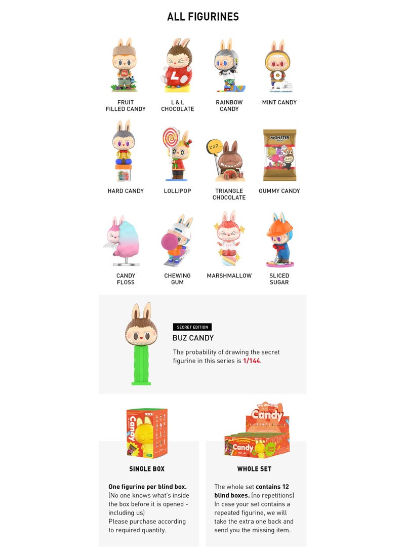 null - Labubu THE MONSTERS Candy Series SET Pop Mart blind box Collectible Toy Art - Image 1