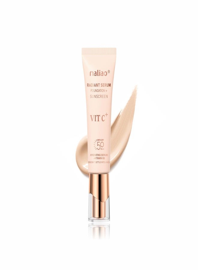 Maliao Foundation + Sunscreen - Natural Bright Finish for Radiant Skin (02) - Image 1