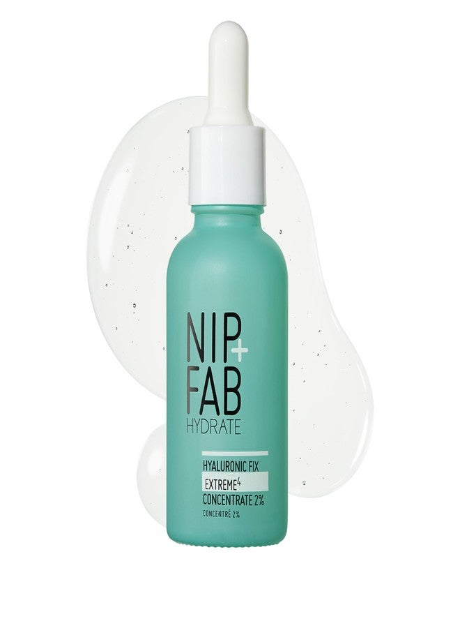 NIP+FAB Nip + Fab Hyaluronic Fix Extreme 4 2% Concentrate, Daily Concentrated Drops for Face, Quick drying serum to replenish moisture levels. For dewy and visibly plumped skin, Multicolor, 30ML - Image 1