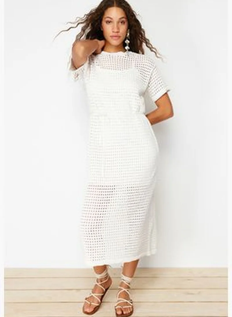 trendyol Crochet Knit Dress