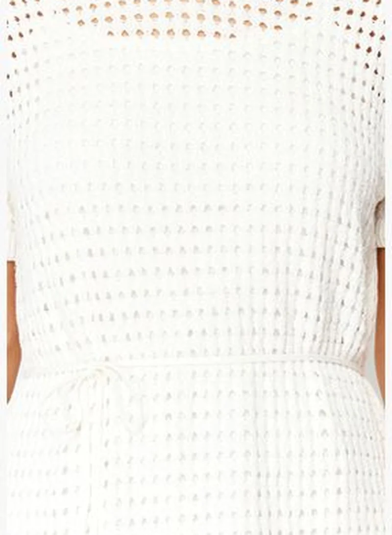 trendyol Crochet Knit Dress