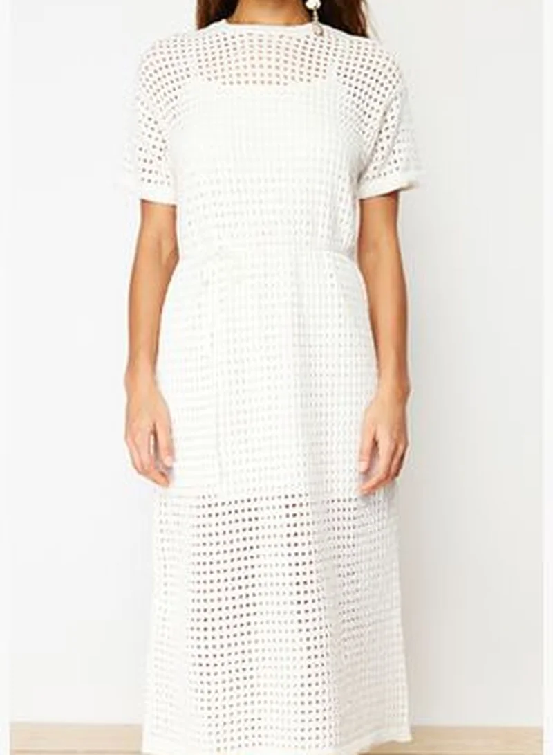 trendyol Crochet Knit Dress
