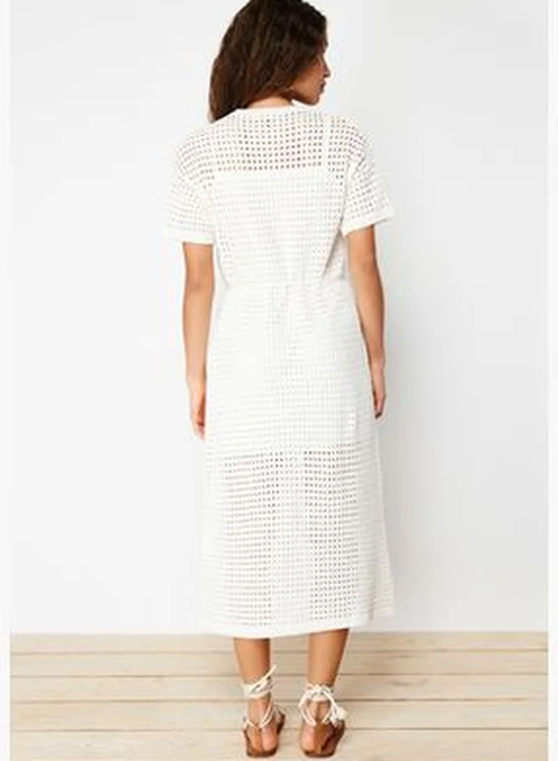 trendyol Crochet Knit Dress